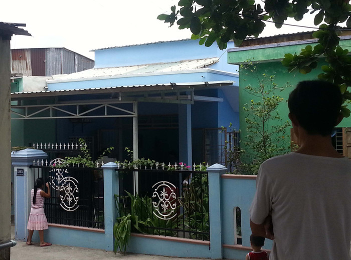 Sau khi đến nhà người tình, ông Cao Văn Mạnh đã dùng dao đâm chết người tình rồi uống thuốc sâu tự tử. Ảnh H.Q