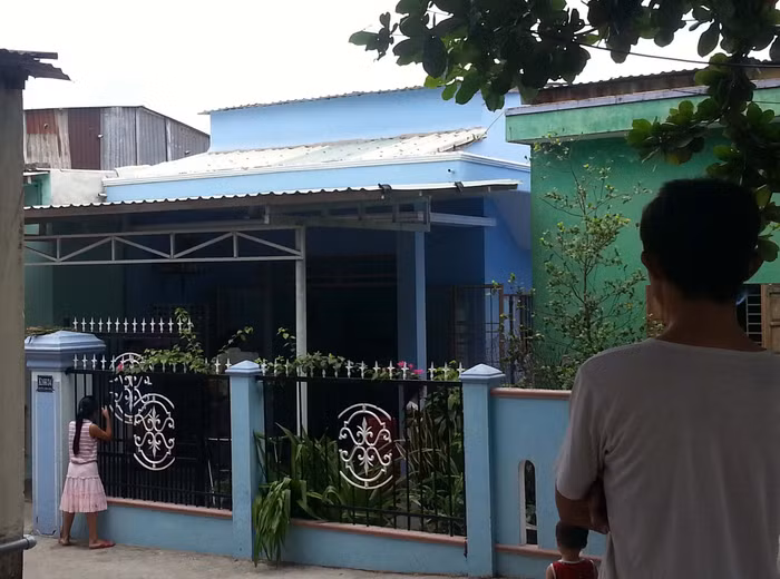 Sau khi đến nhà người tình, ông Cao Văn Mạnh đã dùng dao đâm chết người tình rồi uống thuốc sâu tự tử. Ảnh H.Q