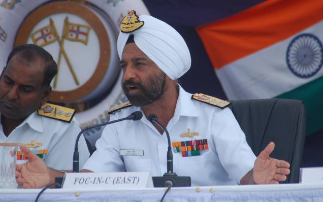 Phó Đô đốc Anup Singh. Ảnh: The Hindu. Phó Đô đốc Anup Singh. Ảnh: The Hindu.