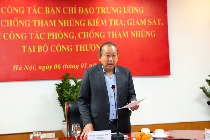 Phó Thủ tướng Thường trực Chính phủ Trương Hoà Bình phát biểu. Ảnh: VGP Phó Thủ tướng Thường trực Chính phủ Trương Hoà Bình phát biểu. Ảnh: VGP