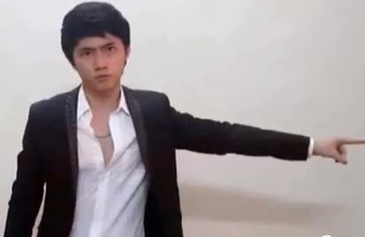 Ảnh cắt ra từ clip "Sự trăn trở của một kẻ lười biếng"