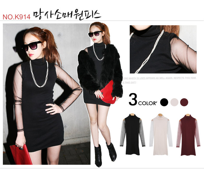 Màu đen luôn tôn vẻ bề ngoài của những cô nàng có làn da trắng bóc, thêm chiếc ví đỏ cầm tay và đeo kính to bản sẽ làm bạn tự tin hơn rất nhiều.