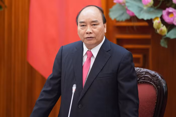 Thủ tướng phát biểu tại cuộc họp. Ảnh: VGP