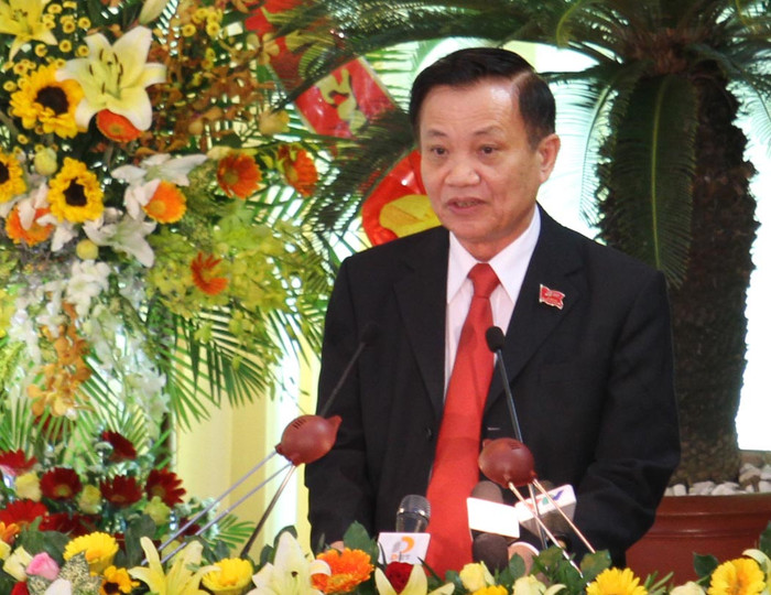 Nguyên Bí thư Thành ủy Đà Nẵng Trần Thọ: &quot;Trong quá trình công tác có điều gì sai sót xin tất cả nhân dân, cán bộ, đảng viên niệm tình tha thứ và đại xá”. Ảnh Thùy Linh