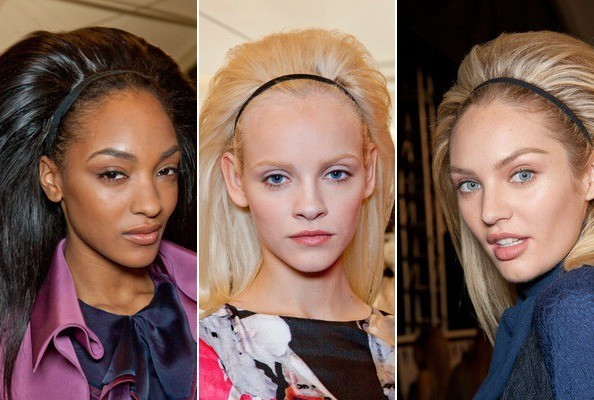 Kiểu tóc bồng kết hợp dây ruy băng điệu đà làm cho các cô người mẫu của NTK Carolina Herrera thêm duyên dáng, xinh đẹp. Kiểu tóc bồng kết hợp dây ruy băng điệu đà làm cho các cô người mẫu của NTK Carolina Herrera thêm duyên dáng, xinh đẹp.