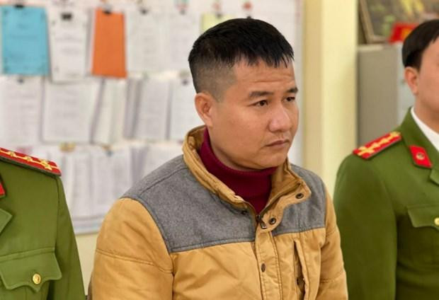 Cơ quan cảnh sát điều tra Công an tỉnh Sơn La thi hành lệnh bắt tạm giam ông Nguyễn Như Thành. Ảnh: vov.vn