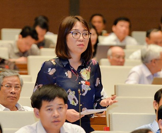 Đại biểu Phạm Thị Minh Hiền. Ảnh: Quochoi.vn