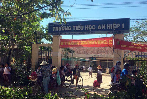 Trường Tiểu học An Hiệp 1. (Ảnh: H.L) Trường Tiểu học An Hiệp 1. (Ảnh: H.L)