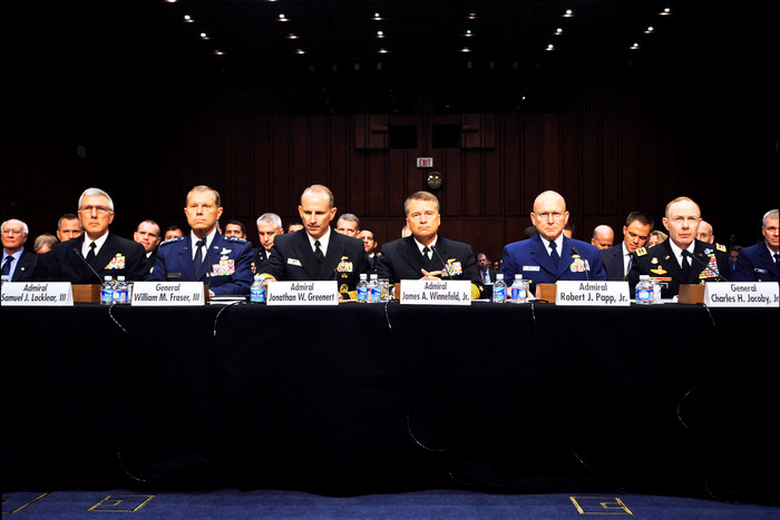 Các tướng lĩnh hàng đầu của quân đội Mỹ đều ủng hộ và mong muốn các nhà lập pháp Hoa Kỳ nhanh chóng thông qua luật Công ước biển Liên Hợp Quốc (ảnh: defense.gov)