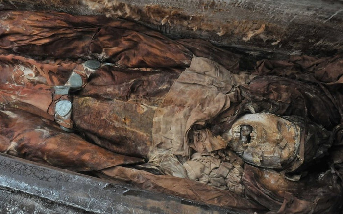 Xác ướp Ninh vương hậu nhà Minh được bảo quản gần như nguyên vẹn Xác ướp Ninh vương hậu nhà Minh được bảo quản gần như nguyên vẹn