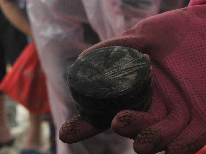 Một chiếc hộp là đồ vật tùy táng của Ninh vương hậu Một chiếc hộp là đồ vật tùy táng của Ninh vương hậu