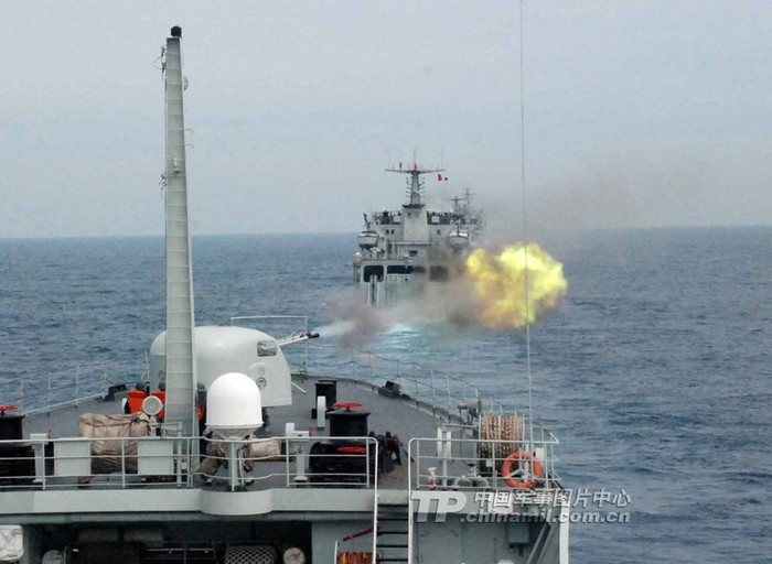 Hạm đội Nam Hải diễn tập bắn đạn thật Hạm đội Nam Hải diễn tập bắn đạn thật