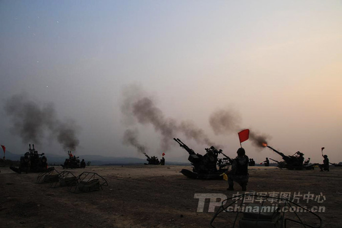 Trận địa pháo bắn máy bay