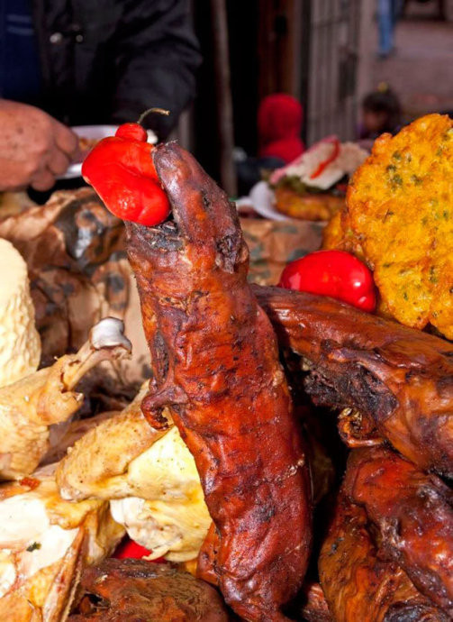 Nhiều người Peru cho rằng thịt chuột thơm ngon không kém gì thịt gà, thịt thỏ Nhiều người Peru cho rằng thịt chuột thơm ngon không kém gì thịt gà, thịt thỏ