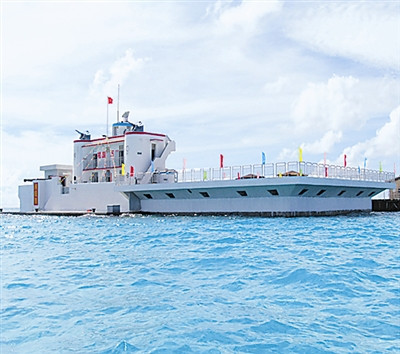 Các công trình quân sự kiên cố được xây dựng trộm thay thế cho các chòi canh sơ sài trước khia trên các điểm đảo, điểm đá ở Trường Sa thuộc chủ quyền Việt Nam Các công trình quân sự kiên cố được xây dựng trộm thay thế cho các chòi canh sơ sài trước khia trên các điểm đảo, điểm đá ở Trường Sa thuộc chủ quyền Việt Nam