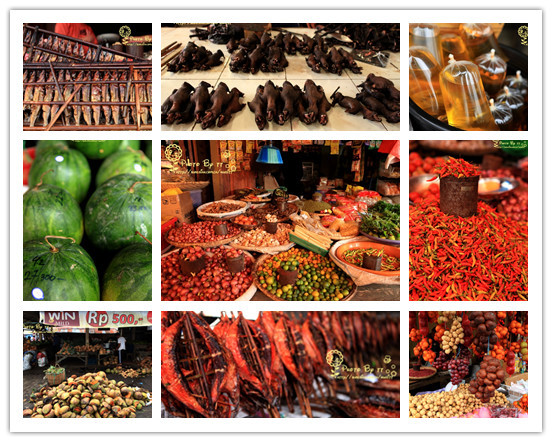 Những mặt hàng phục vụ nhu cầu đời sống thường ngày của người dân Indonesia, trong đó có món thịt chuột nướng Những mặt hàng phục vụ nhu cầu đời sống thường ngày của người dân Indonesia, trong đó có món thịt chuột nướng