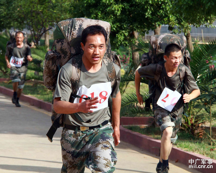 Hội thao lực lượng pháo binh Thành Đô, kiểm tra thể lực