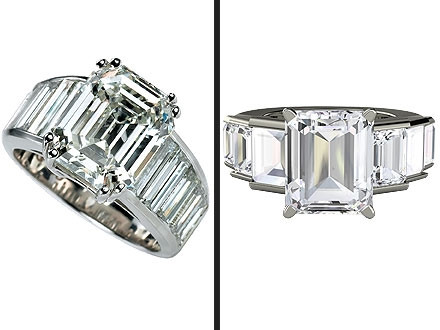 Mẫu mã sang trọng của chiếc nhẫn trên một trang web nước ngoài.