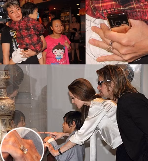Phóng viên đã “chộp” được hình ảnh Mr Đàm bồng bế con trai nuôi đi xem phim tại TP.HCM cách đây vài ngày. Ngoài sự tương đồng về chiếc nhẫn, giữa Mr Đàm và Angeline Jolie còn chung lòng yêu thương trẻ. Mr Đàm cũng nhận hai đứa trẻ làm con nuôi như vợ chồng "ông bà Smith" Phóng viên đã “chộp” được hình ảnh Mr Đàm bồng bế con trai nuôi đi xem phim tại TP.HCM cách đây vài ngày. Ngoài sự tương đồng về chiếc nhẫn, giữa Mr Đàm và Angeline Jolie còn chung lòng yêu thương trẻ. Mr Đàm cũng nhận hai đứa trẻ làm con nuôi như vợ chồng "ông bà Smith"