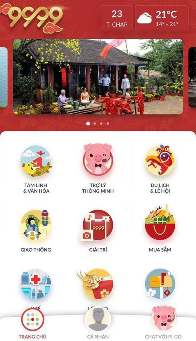 Ứng dụng 9999 Tết. Ứng dụng 9999 Tết.