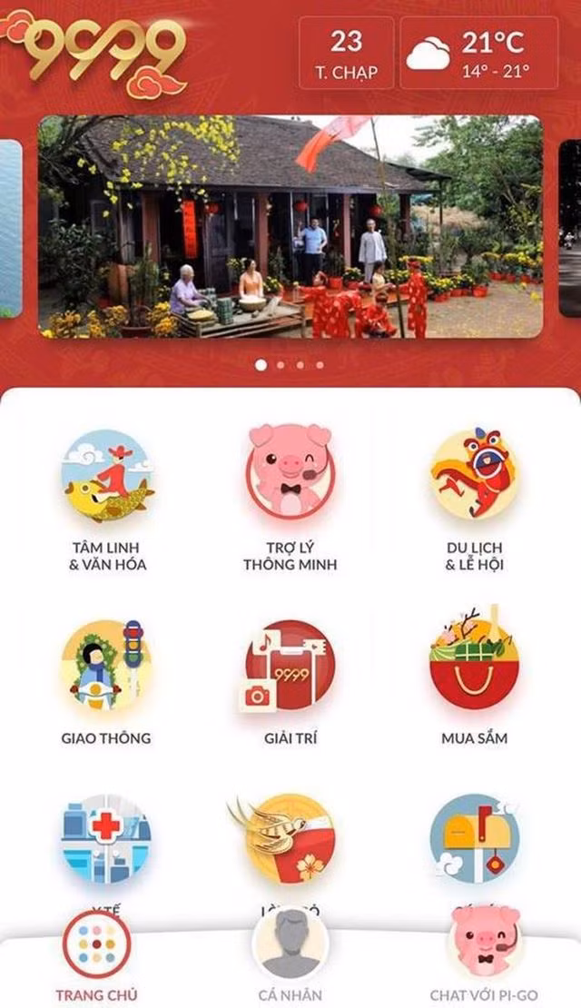 Ứng dụng 9999 Tết. Ứng dụng 9999 Tết.