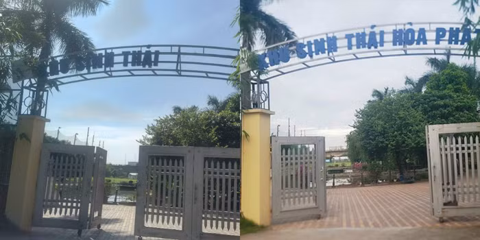 Hai chữ Hòa Phát bị bóc gỡ sau khi có dư luận không ít người dân bất ngờ (Ảnh: TP)