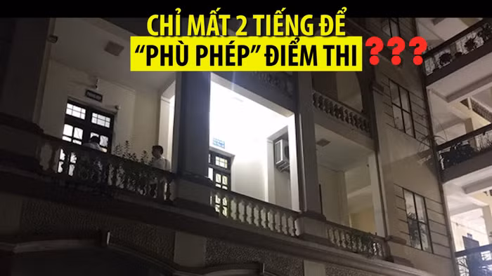 Chỉ mất 2 tiếng một mình ông Vũ Trọng Lương có "phù phép" hơn 300 bài thi cho 114 thí sinh? (Ảnh: LC)