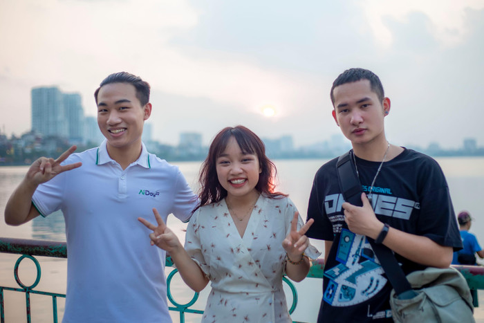 Anh Tuấn (bên trái), Phương Nhung (ở giữa), Quốc Đạt (bên phải). (Ảnh: Nhân vật cung cấp)