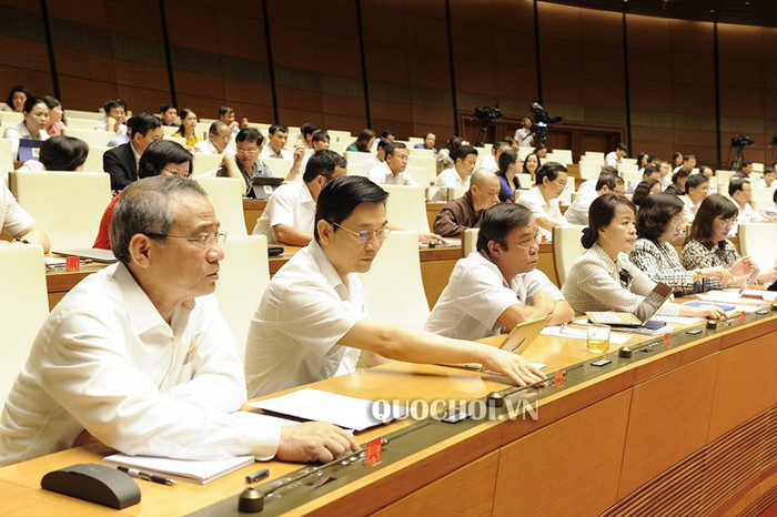 Quốc hội biểu quyết. Ảnh: Quochoi.vn Quốc hội biểu quyết. Ảnh: Quochoi.vn