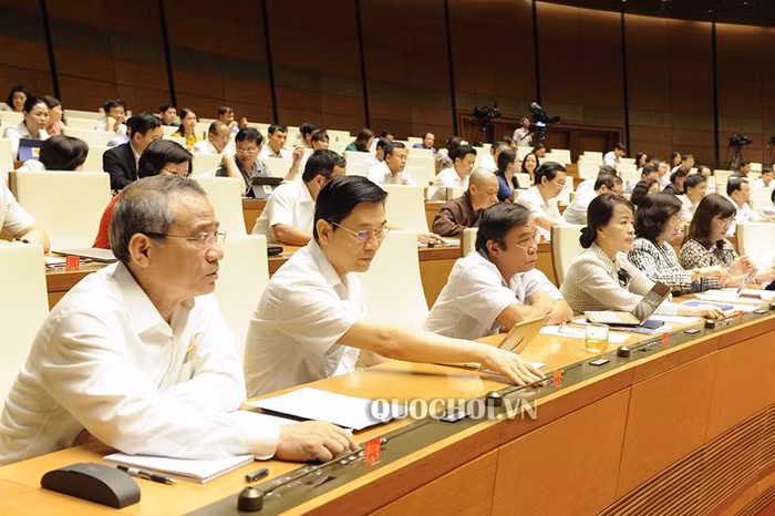 Quốc hội biểu quyết. Ảnh: Quochoi.vn Quốc hội biểu quyết. Ảnh: Quochoi.vn