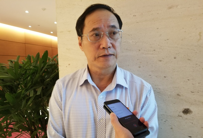 Đại biểu Nguyễn Mai Bộ trao đổi với báo chí. Ảnh: Diệu Phạm Đại biểu Nguyễn Mai Bộ trao đổi với báo chí. Ảnh: Diệu Phạm