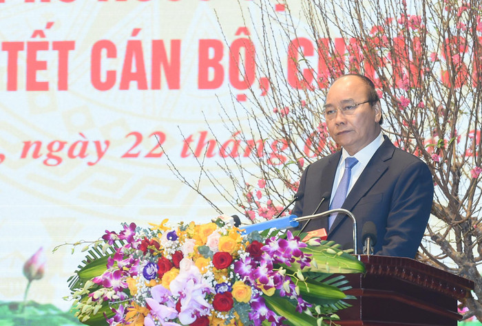 Thủ tướng phát biểu. Ảnh: VGP Thủ tướng phát biểu. Ảnh: VGP