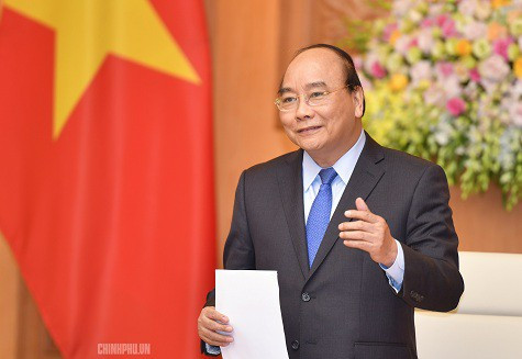 Thủ tướng Nguyễn Xuân Phúc phát biểu. Ảnh: VGP Thủ tướng Nguyễn Xuân Phúc phát biểu. Ảnh: VGP