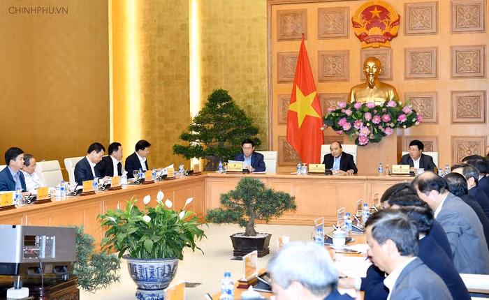 Quang cảnh cuộc họp. Ảnh: VGP