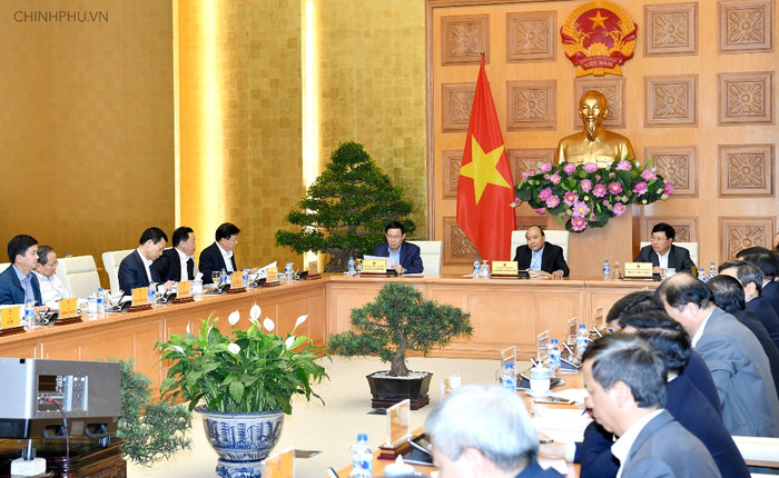 Quang cảnh cuộc họp. Ảnh: VGP Quang cảnh cuộc họp. Ảnh: VGP