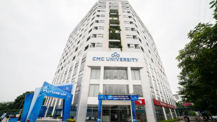 Trường Đại học CMC hoạt động theo mô hình đại học số đầu tiên tại Việt Nam. (Ảnh: website nhà trường) CSVC-truong-Dai-hoc-CMC-NTB.jpg