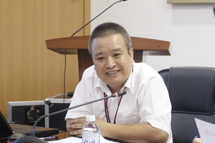 Tiến sĩ Trần Trung Anh - Phó trưởng khoa Trắc địa bản đồ và Quản lý đất đai, phụ trách ngành Địa tin học, Trường Đại học Mỏ - Địa chất. Ảnh: Doãn Nhàn GDVN-ts-tta1.JPG