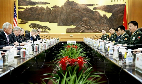 Bộ trưởng Quốc phòng Mỹ - Trung Quốc hội đàm chính thức. Bộ trưởng Quốc phòng Mỹ - Trung Quốc hội đàm chính thức.