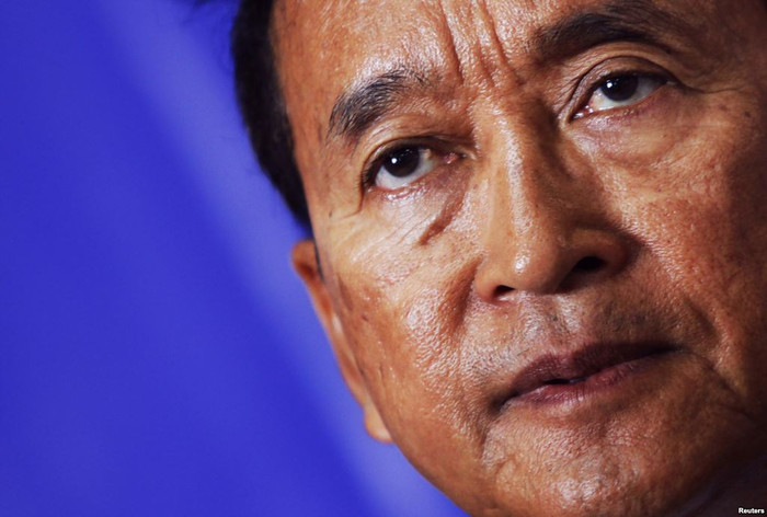 Ông Sam Rainsy, lãnh đạo đảng Cứu quốc Campuchia CNRP. Ông Sam Rainsy, lãnh đạo đảng Cứu quốc Campuchia CNRP.