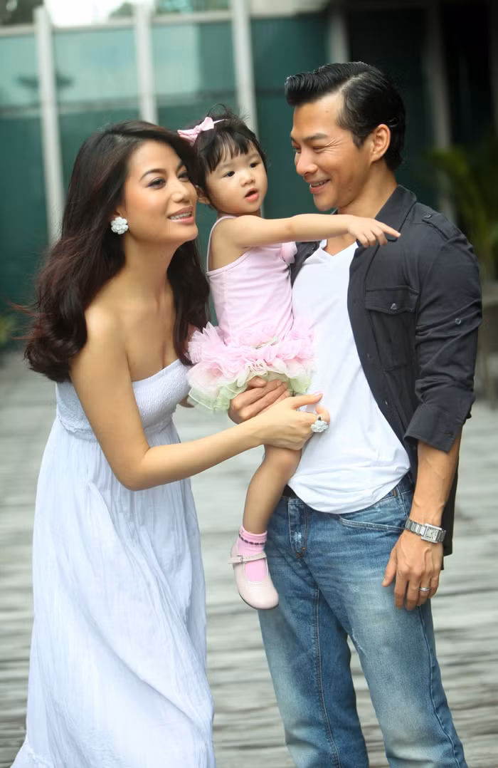 Gia đình hạnh phúc của Trương Ngọc Ánh.