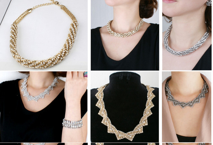 Mẫu trang sức kiểu hình tròn liền khối hay xếp zích zắc hợp với ai có cổ kiêu 3 ngấn trắng ngần, kiểu dáng này vừa làm bạn gái năng động, trẻ trung nhưng cũng không kém phần thanh lịch, quyến rũ. Mẫu trang sức kiểu hình tròn liền khối hay xếp zích zắc hợp với ai có cổ kiêu 3 ngấn trắng ngần, kiểu dáng này vừa làm bạn gái năng động, trẻ trung nhưng cũng không kém phần thanh lịch, quyến rũ.