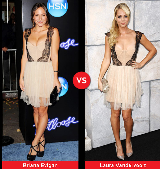 Cả Brian và Laura đều thật xinh đẹp, quyến rũ với bộ váy khoe lợi thế cả ba vòng trên cơ thể này. Cả Brian và Laura đều thật xinh đẹp, quyến rũ với bộ váy khoe lợi thế cả ba vòng trên cơ thể này.