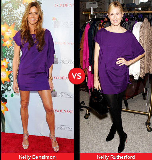 Chiếc áo váy đơn giản với Kelly Rutherford, nhưng đẹp và sexy hơn hẳn khi Kelly Bensimon diện nó. Chiếc áo váy đơn giản với Kelly Rutherford, nhưng đẹp và sexy hơn hẳn khi Kelly Bensimon diện nó.