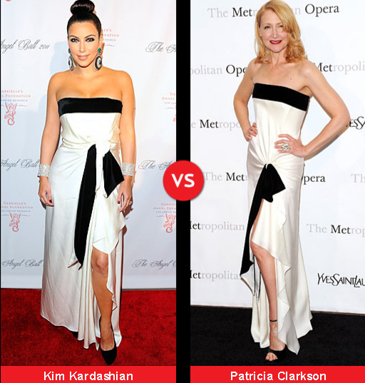 Cả cô Kim siêu vòng 3 và Patricia diện bộ váy này đều xấu, người thì quá béo, người lại quá gầy khiến bộ trang phục trông thật lạc lõng. Cả cô Kim siêu vòng 3 và Patricia diện bộ váy này đều xấu, người thì quá béo, người lại quá gầy khiến bộ trang phục trông thật lạc lõng.