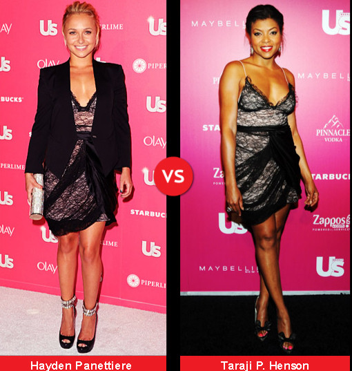 Chiếc váy chẳng khác gì mặc đi ngủ, nhưng Hayden mặc rất đẹp với áo vest lịch sự, còn Raraji thì tất nhiên sẽ bị chê mất lịch sự rồi. Chiếc váy chẳng khác gì mặc đi ngủ, nhưng Hayden mặc rất đẹp với áo vest lịch sự, còn Raraji thì tất nhiên sẽ bị chê mất lịch sự rồi.