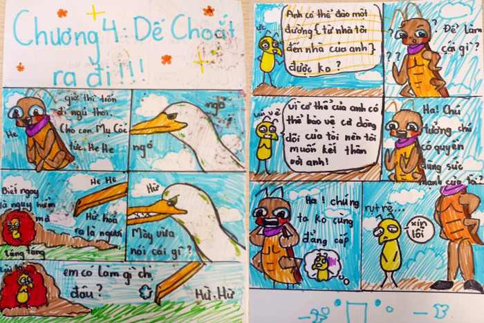 Một sản phẩm của các em học sinh Ban Mai. Một sản phẩm của các em học sinh Ban Mai.