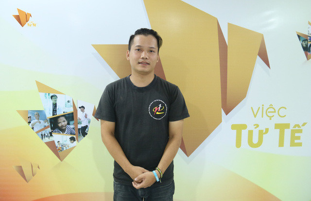 Anh Hoàng Hoa Trung – thủ lĩnh nhóm Tình nguyện Niềm tin. Ảnh: NVCC Anh Hoàng Hoa Trung – thủ lĩnh nhóm Tình nguyện Niềm tin. Ảnh: NVCC