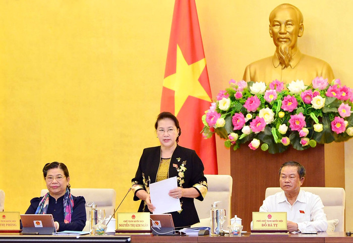 Chủ tịch Quốc hội Nguyễn Thị Kim Ngân tham dự, phát biểu khai mạc. Ảnh tư liệu: Quochoi.vn Chủ tịch Quốc hội Nguyễn Thị Kim Ngân tham dự, phát biểu khai mạc. Ảnh tư liệu: Quochoi.vn