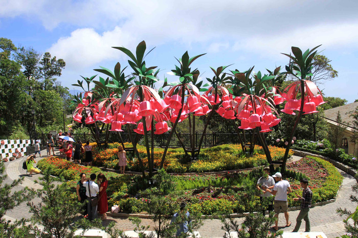 Một điểm tham quan trên đỉnh Bà Nà (TP.Đà Nẵng). Ảnh Thùy Linh Một điểm tham quan trên đỉnh Bà Nà (TP.Đà Nẵng). Ảnh Thùy Linh