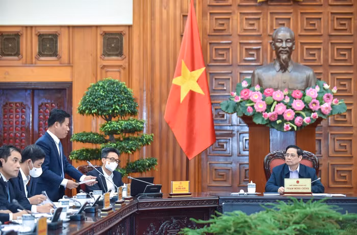 Theo Giám đốc Đại học Quốc gia Hà Nội Lê Quân, “từ khóa” cốt lõi trong định hướng phát triển thời gian tới của ĐHQGHN là “chất lượng cao”. Ảnh: VGP/Nhật Bắc